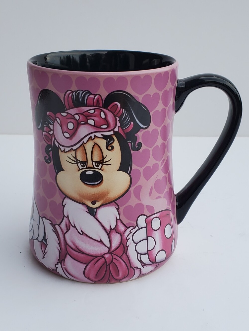 Disney Parks Minnie Mouse Mornings Aren't Pretty Large 16oz Pink Coffee Mug